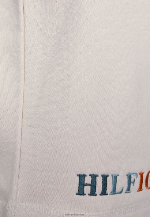 kontrastse õmblusega lühikesed püksid RJV626155 sulg valge Tommy Hilfiger