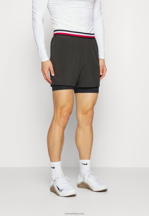 lühikesed spordipüksid RJV628817 must Tommy Hilfiger
