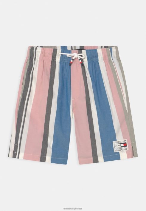 retrotriibuline pull lühikestel pükstel RJV628763 valge Tommy Hilfiger