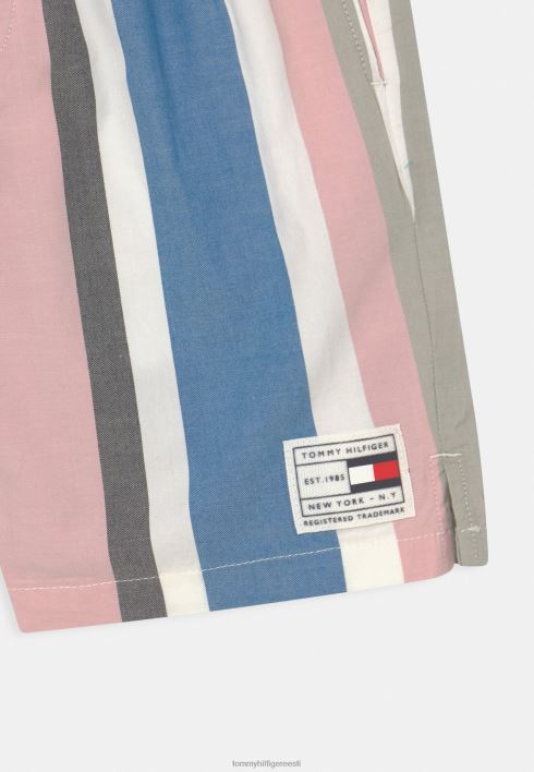 retrotriibuline pull lühikestel pükstel RJV628763 valge Tommy Hilfiger