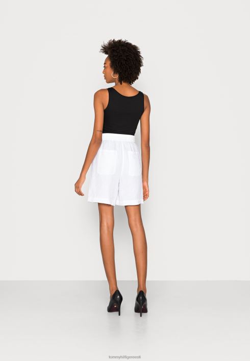 tõmba lühikesed püksid jalga RJV624911 valge Tommy Hilfiger