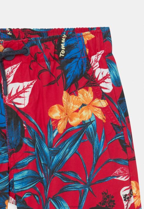 troopilise mustriga püksid RJV628735 punane Tommy Hilfiger