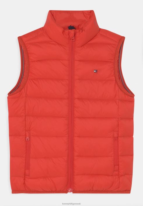 Essentsiaalne kerge unisex vest RJV625347 sügav karmiinpunane Tommy Hilfiger
