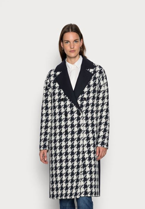 blend houndstooth coat klassikaline karv RJV626088 taevas / ecru Tommy Hilfiger