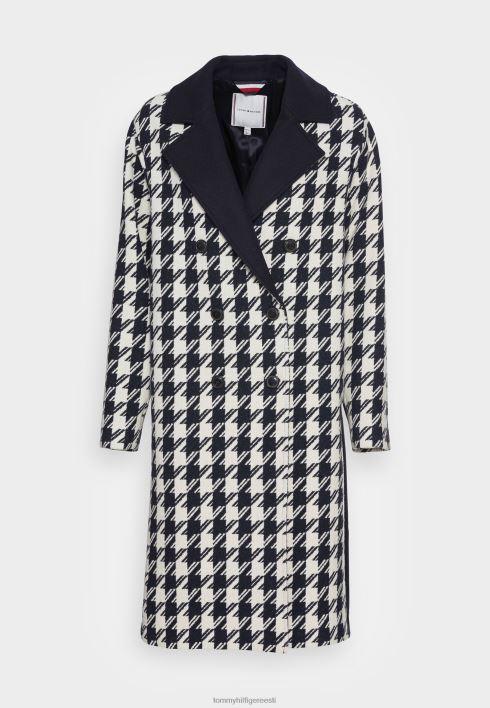 blend houndstooth coat klassikaline karv RJV626088 taevas / ecru Tommy Hilfiger