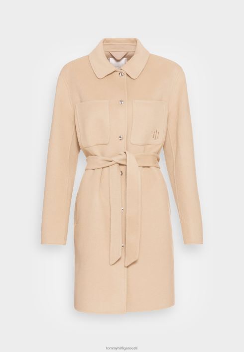 blendlong shacket klassikaline mantel RJV625003 beež Tommy Hilfiger