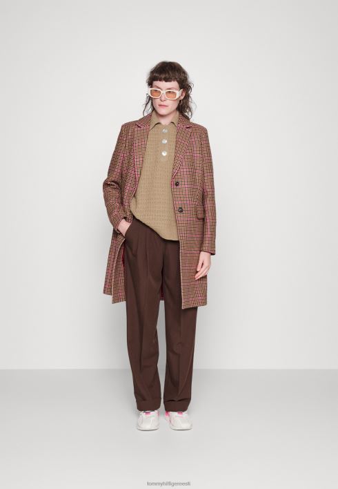 check classic mantel klassikaline mantel RJV625604 karjane/magenta Tommy Hilfiger