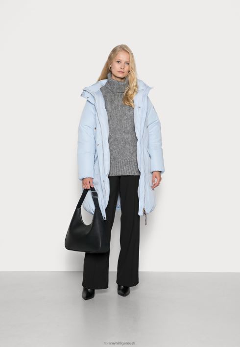 kapuutsiga puffer maxi sulemantel RJV627809 tuuline sinine Tommy Hilfiger