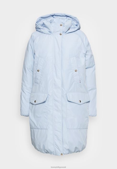 kapuutsiga puffer maxi sulemantel RJV627809 tuuline sinine Tommy Hilfiger