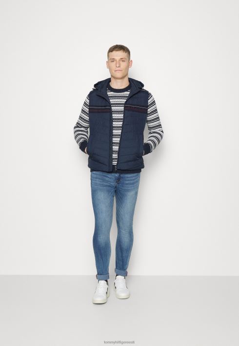 kapuutsiga teipvest vest RJV626602 kõrbe taevas Tommy Hilfiger