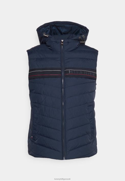 kapuutsiga teipvest vest RJV626602 kõrbe taevas Tommy Hilfiger