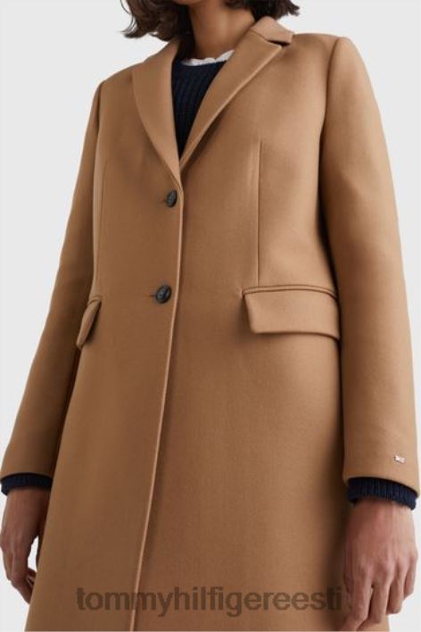 klassikaline villasegu mantel RJV622986 pruun Tommy Hilfiger