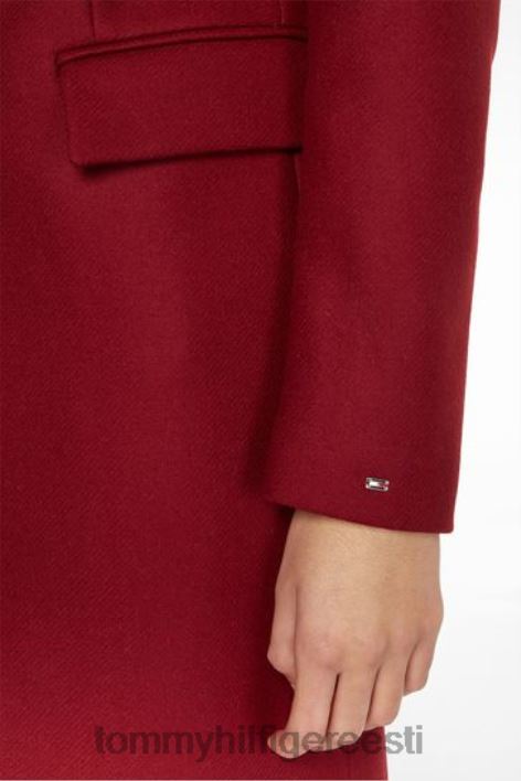 klassikaline villasegu mantel RJV623428 punane Tommy Hilfiger