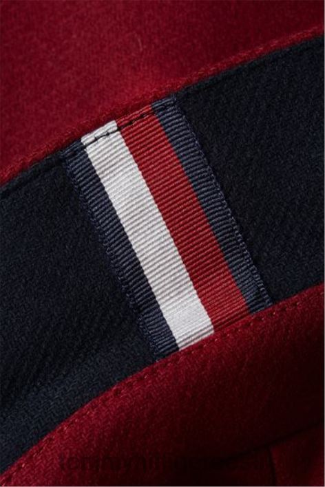 klassikaline villasegu mantel RJV623428 punane Tommy Hilfiger