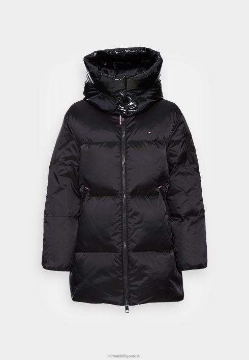 läikega matt logoga sulemantel RJV628290 must Tommy Hilfiger