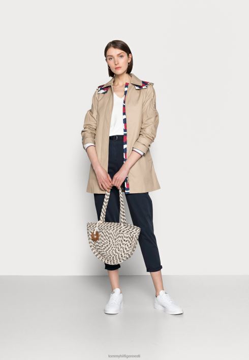 motion flag vööga klassikaline mantel RJV628751 beež Tommy Hilfiger