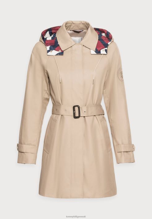 motion flag vööga klassikaline mantel RJV628751 beež Tommy Hilfiger