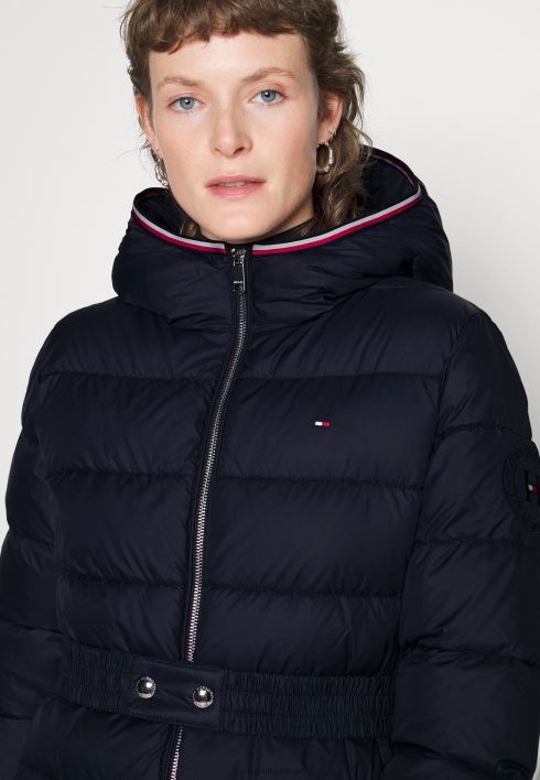 naiselik maxi talvejope RJV624966 kõrbe taevas Tommy Hilfiger