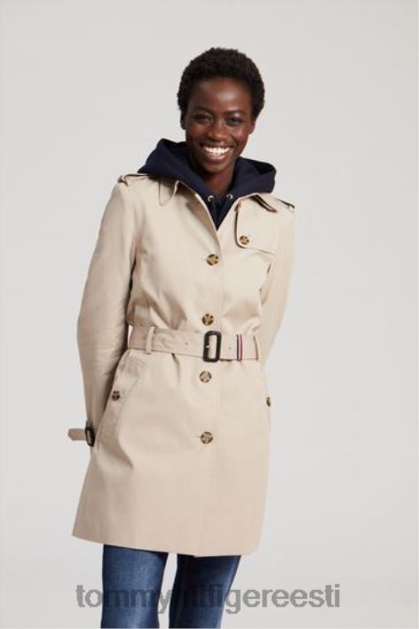 pärand ühe rinnaga trentšmantel RJV622998 kaameli pruun Tommy Hilfiger