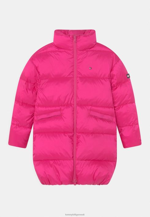 pikk läikiv puhv talvemantel RJV625390 ekstsentriline magenta Tommy Hilfiger