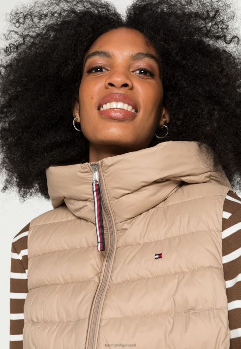 sorona logoga vest vest RJV624938 beež Tommy Hilfiger
