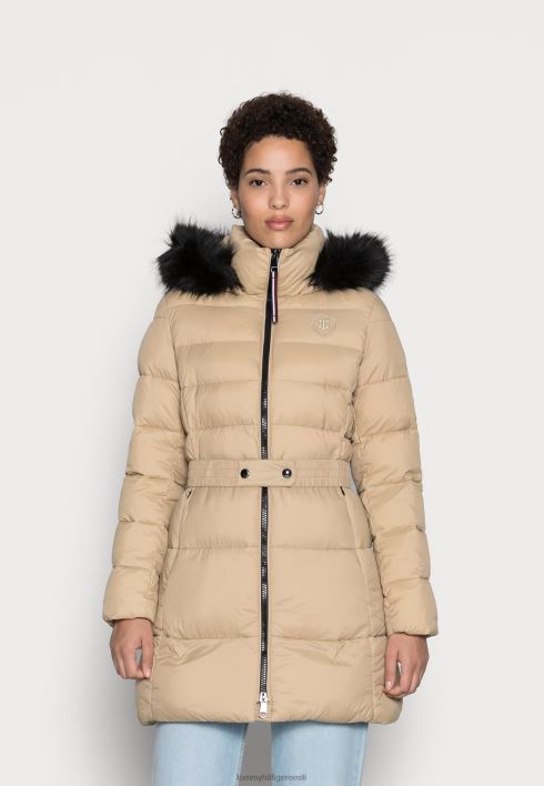 sorona polsterdatud vöömantel talvemantel RJV628646 beež Tommy Hilfiger