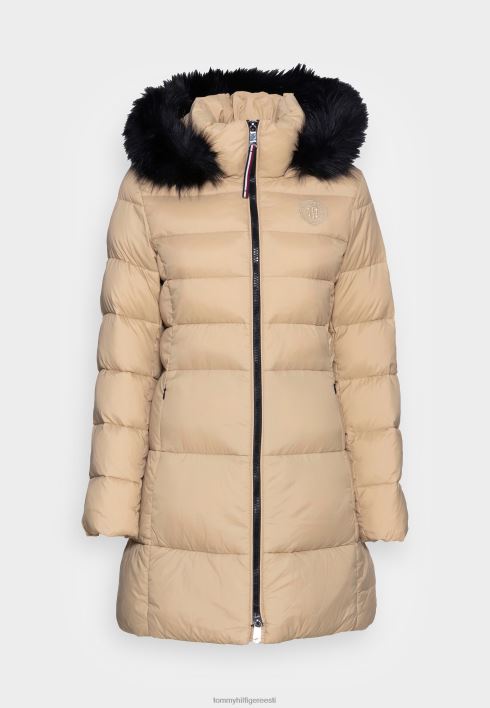 sorona polsterdatud vöömantel talvemantel RJV628646 beež Tommy Hilfiger