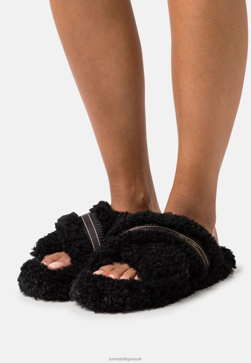 kodu rihmad muulad RJV626709 must Tommy Hilfiger