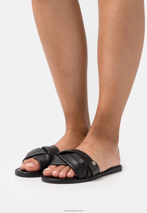 naiselik kudumine lamedad muulad RJV628964 must Tommy Hilfiger