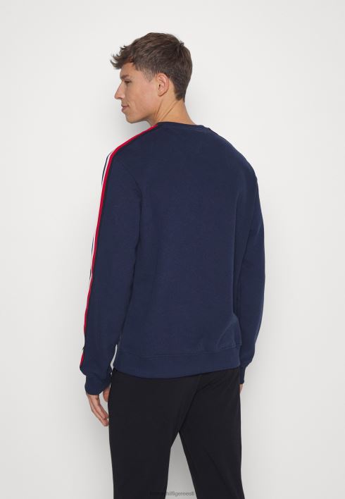 Recovery lounge raja pidžaama top RJV628895 sinine Tommy Hilfiger