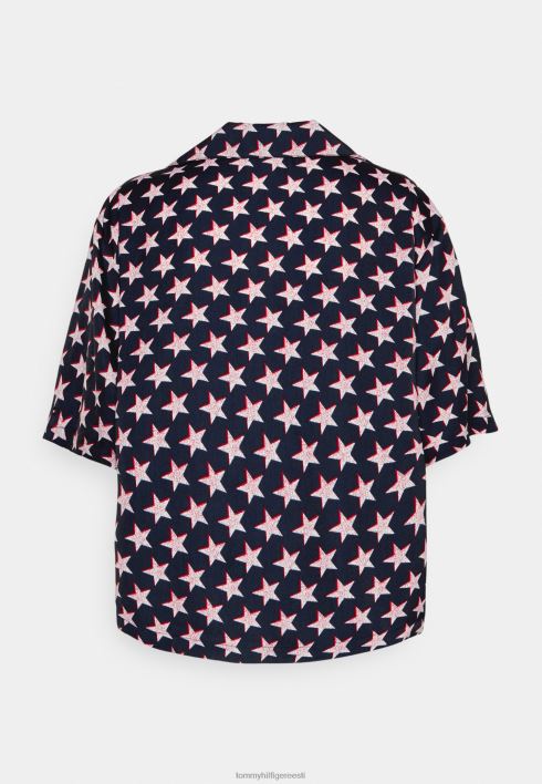 kõver pidžaama top RJV626973 tumesinine Tommy Hilfiger