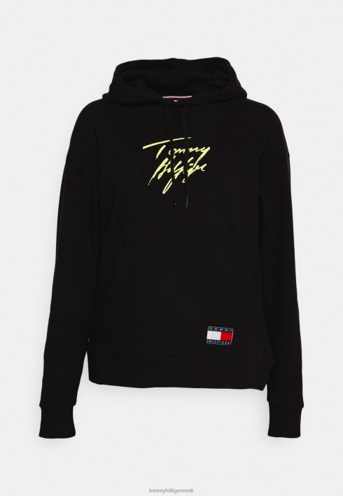 kapuutsiga pidžaama topp RJV626776 must Tommy Hilfiger