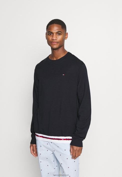 loodustehnoloogia raja pidžaama top RJV627043 sinine Tommy Hilfiger