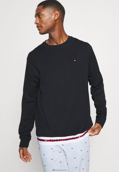 loodustehnoloogia raja pidžaama top RJV627043 sinine Tommy Hilfiger