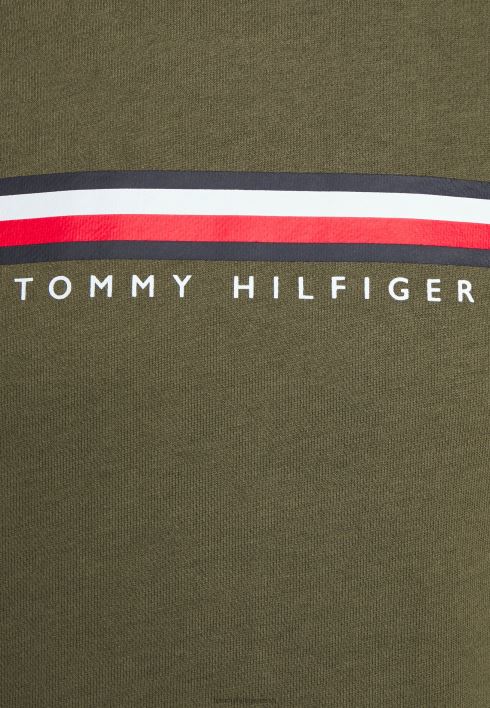 oh kapuutsiga pidžaama top RJV626985 armee roheline Tommy Hilfiger