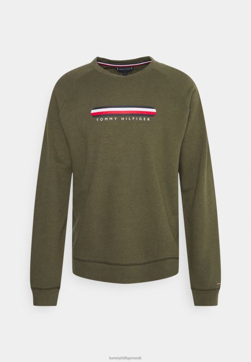 raja pidžaama top RJV627070 armee roheline Tommy Hilfiger