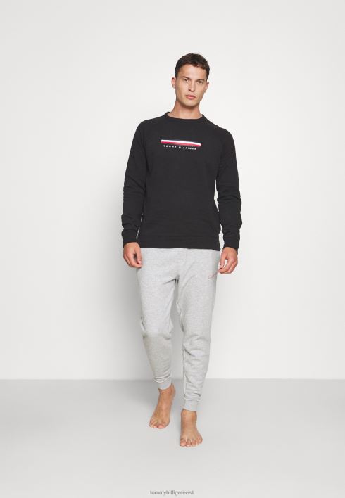 raja pidžaama top RJV627085 must Tommy Hilfiger