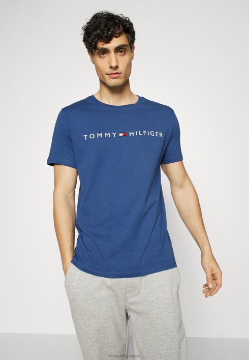 tee logoga pidžaama topp RJV627055 bensiin sinine Tommy Hilfiger