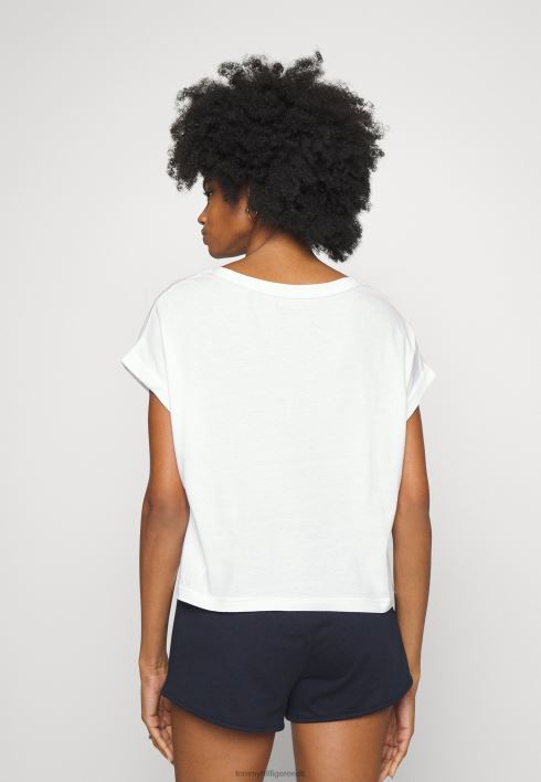 tee pidžaama top RJV628853 valge Tommy Hilfiger