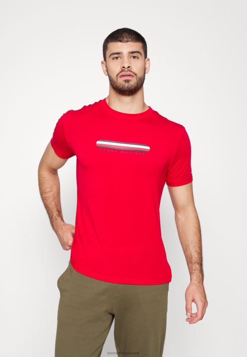 tee pidžaama top RJV628870 esmane punane Tommy Hilfiger