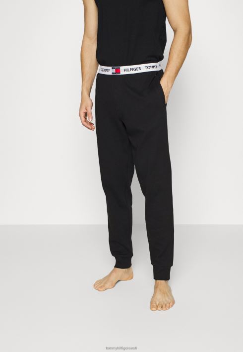 püksid pidžaamapüksid RJV626764 must Tommy Hilfiger