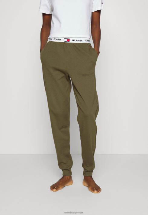 püksid pidžaamapüksid RJV628931 armee roheline Tommy Hilfiger
