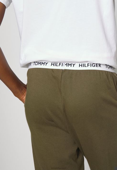 püksid pidžaamapüksid RJV628931 armee roheline Tommy Hilfiger