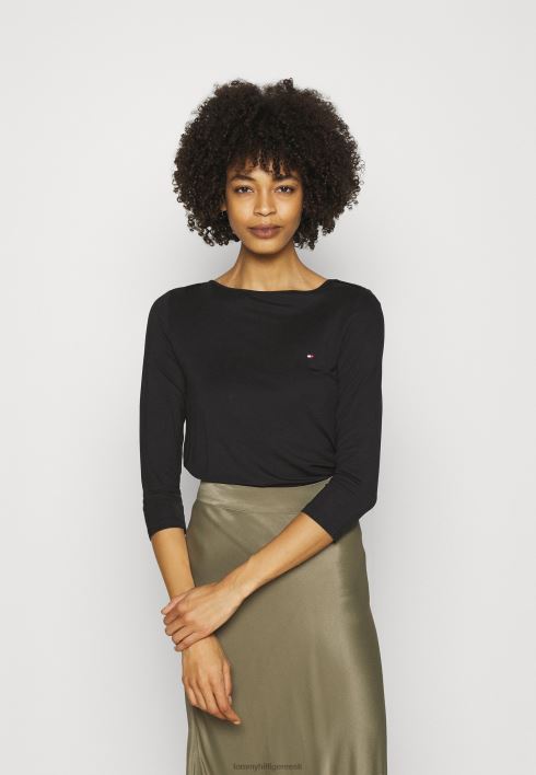 3/4 pikkade varrukatega särk RJV628171 must Tommy Hilfiger