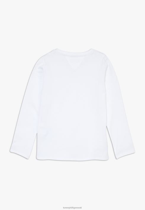 Essential tee pikkade varrukatega topp RJV624670 valge Tommy Hilfiger