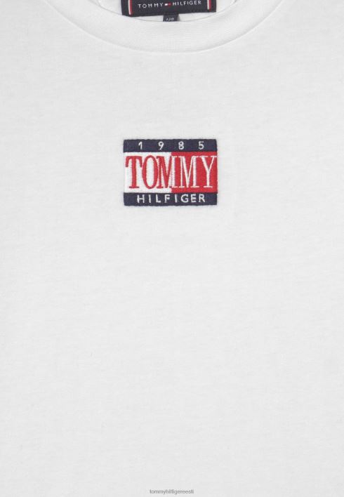 ajatu t-särk pikkade varrukatega RJV627866 valge Tommy Hilfiger