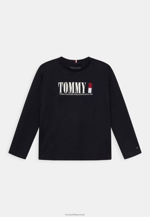 graafiline pikkade varrukatega särk RJV624763 kõrbe taevas Tommy Hilfiger