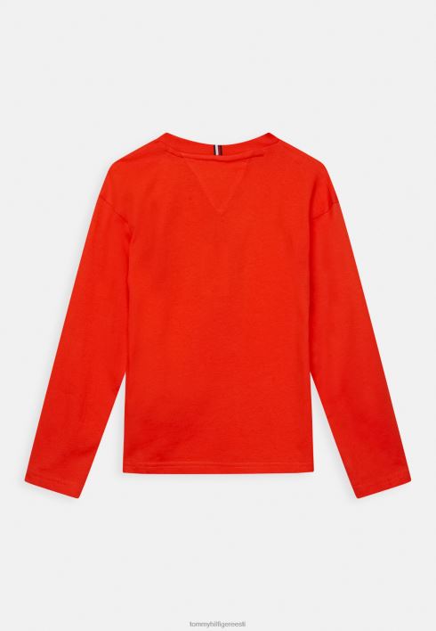 graafiline pikkade varrukatega särk RJV625946 happeline apelsin Tommy Hilfiger