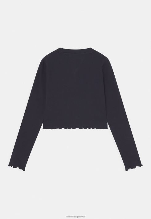 graafiline pikkade varrukatega topp RJV625683 kõrbe taevas Tommy Hilfiger