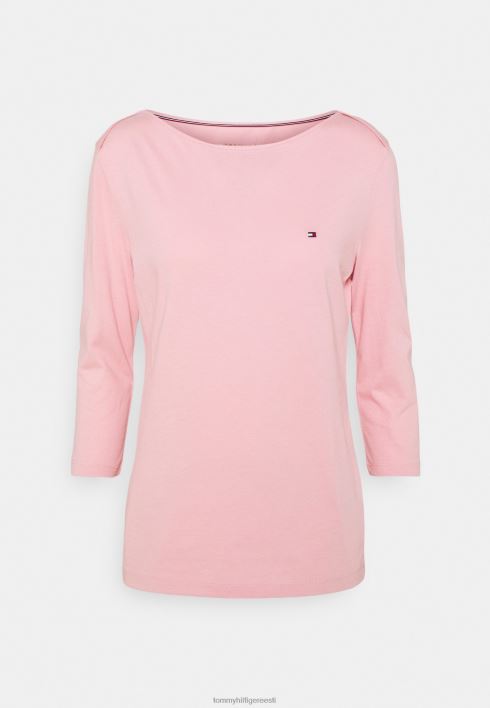 õhuke pikkade varrukatega topp RJV628319 roosa Tommy Hilfiger